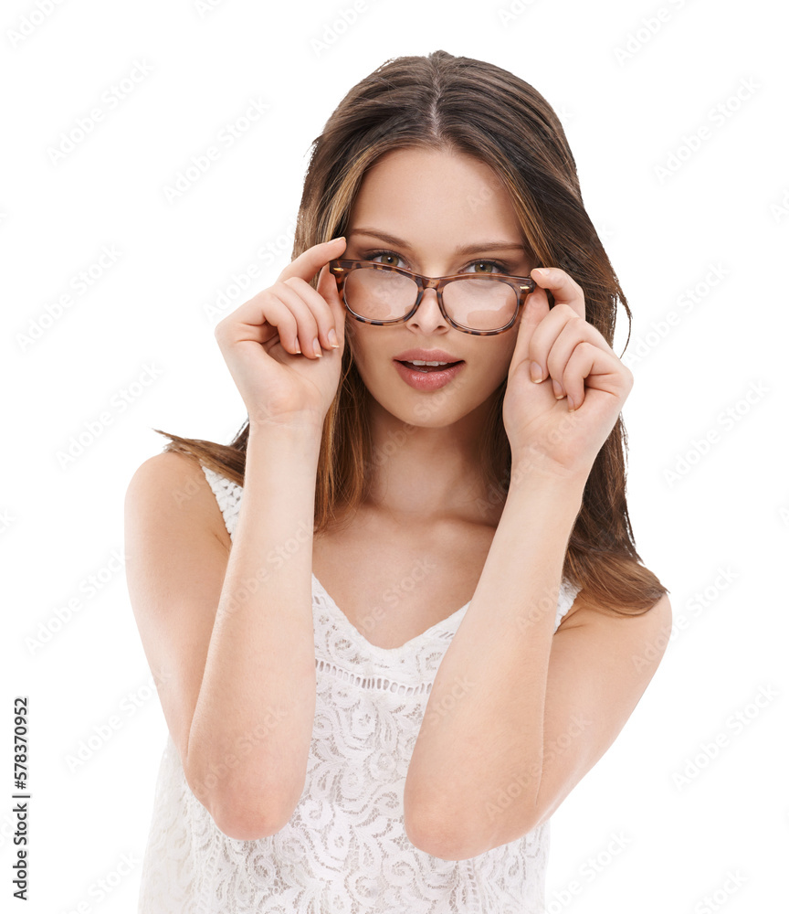 A confident woman with glasses fearlessly flaunted her beauty and clear vision, exuding an irresistible allure isolated on a png background. A confident woman with glasses fearlessly flaunted her beauty and clear vision, exuding an irresistible allure isolated on a png background.