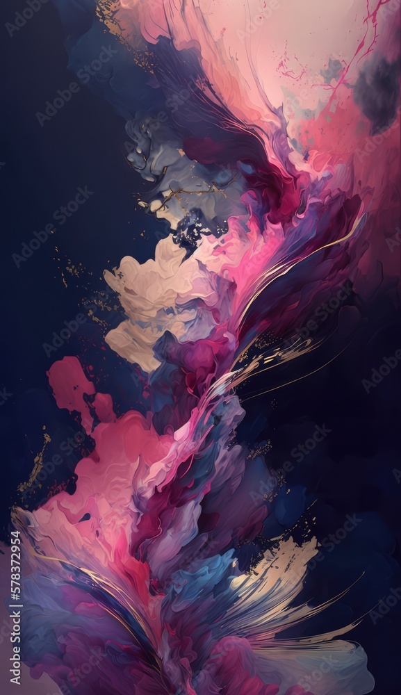 Obraz premium Abstract luxury texture wallpaper, made with generated ai