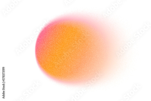 Color gradient, gradation circle, vector grain noise texture holographic blur abstract background. Color gradient blend mesh of neon iridescent colors gradation