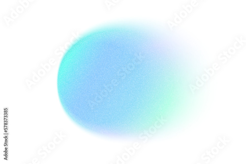 Gradient background, color gradation circle with grain noise texture, vector abstract holographic blur. Color gradient soft blend mesh of blue iridescent colors photo