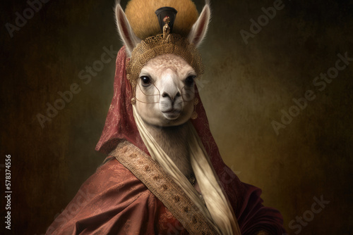 Historic lama, generative ai
