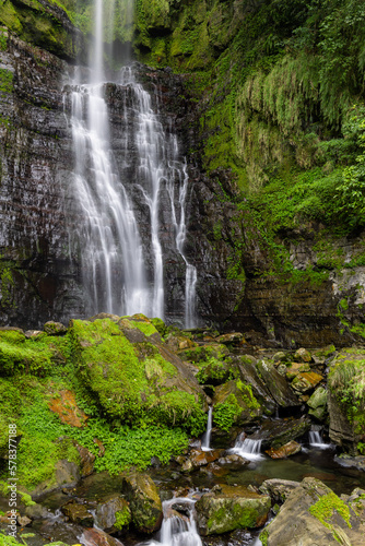 Wufengqi Waterfall in Yilan of Taiwan