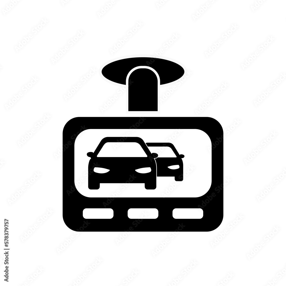 Drive recorder, Dvr icon vector Car dash cam sign for graphic design, logo, web site, social media, mobile app, ui illustration