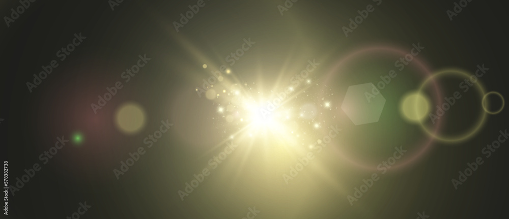 Vector transparent sunlight special lens flare light effect. Bright beautiful star. Light from the rays.
Vector transparent sunlight special lens flare light effect. Bright beautiful star. Light from the rays.
