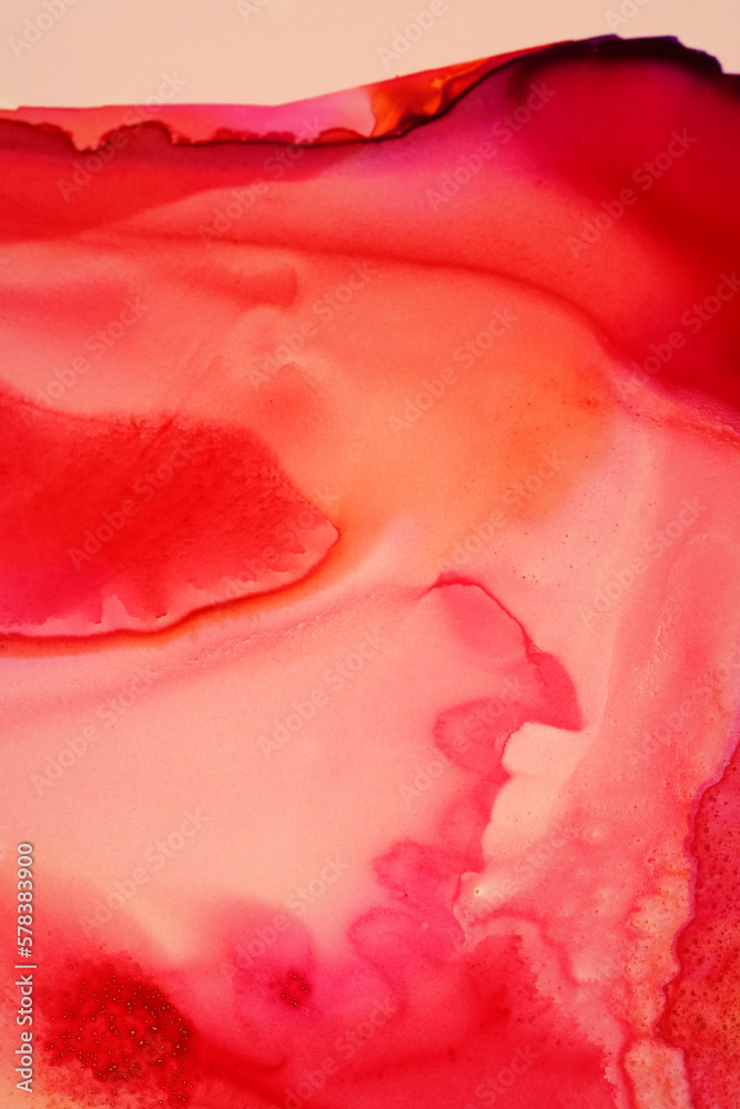 Fototapeta premium Modern Hand Painting Pink Watercolor Art