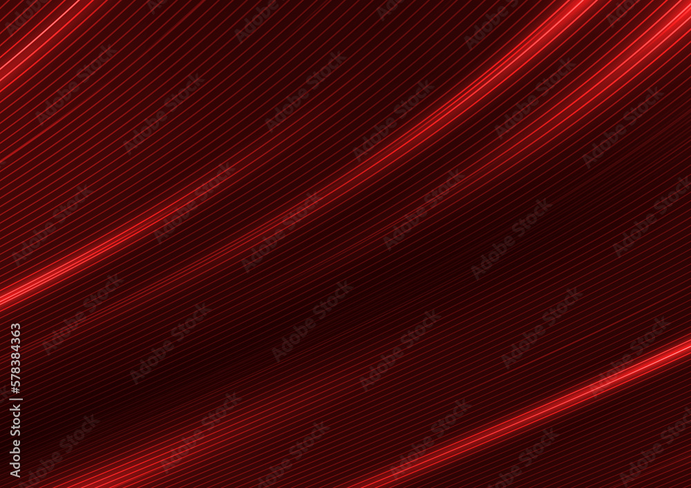 Fototapeta premium curve line red abstract background