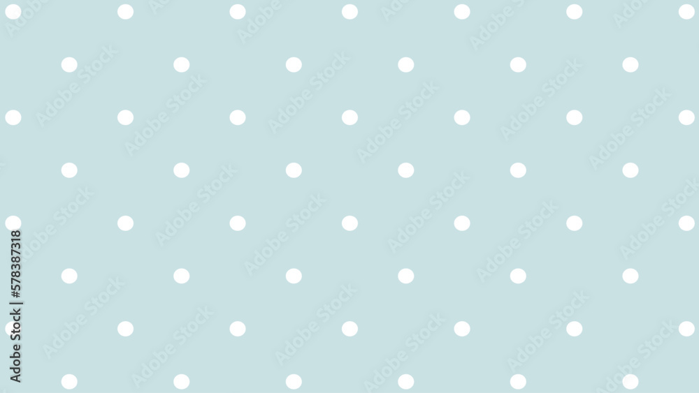 White dots in blue background