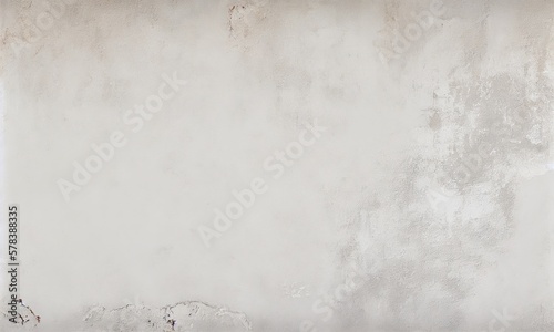 Texture of old white concrete wall for background, generative AI