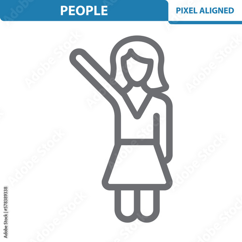 People Icon. Woman