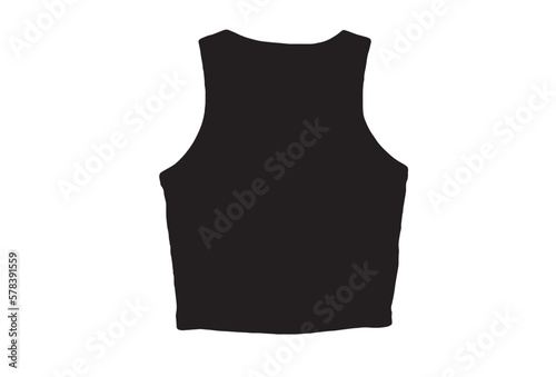 Women t shirt silhouette vector illustration