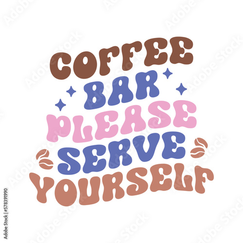 Coffee bar please serve yourself