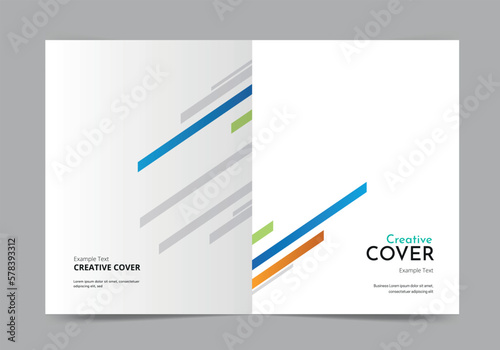 Brochure or template, annual report cover design background