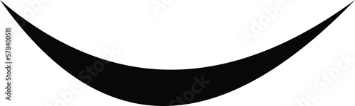 smile arch black icon. suitable for website, icon, banner, poster, content design, video editing needs.