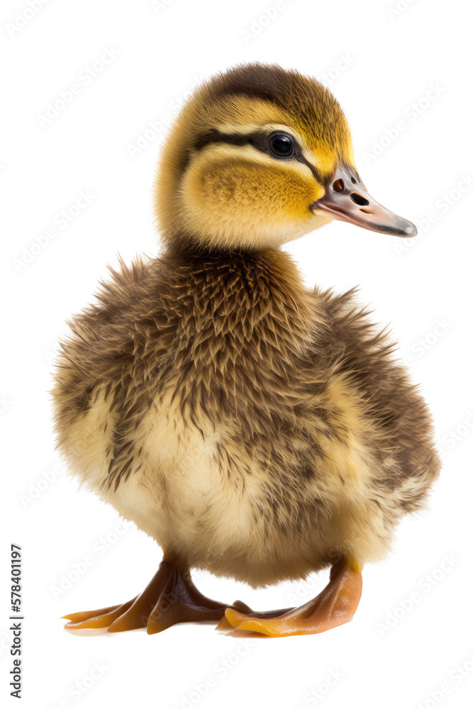 isolated cute baby ducklings, spring, transparent background, png, generative ai isolated cute baby ducklings, spring, transparent background, png, generative ai