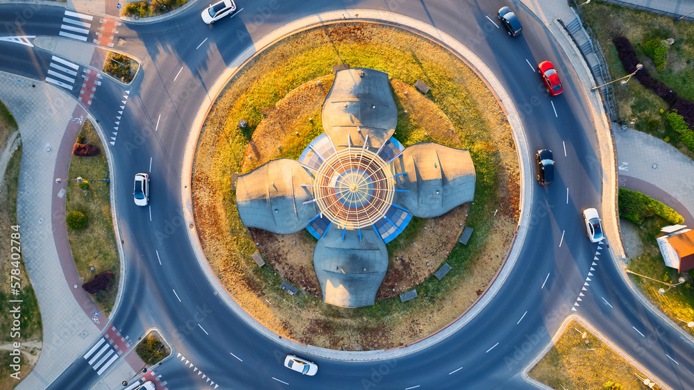 The sunny day in Gorzów Wielkopolski resulted in a beautiful drone photo showcasing the River Warta, the Cathedral, and the city center. The sunny day in Gorzów Wielkopolski resulted in a beautiful drone photo showcasing the River Warta, the Cathedral, and the city center.