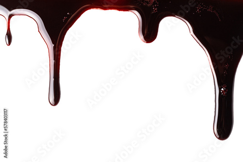 Bloody drops and drips isolated