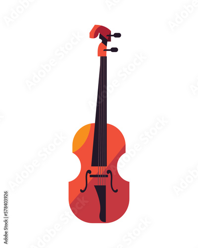 flat violin design