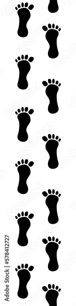 Footprint vector. Human steps icon vector. Background of straight human legs vector. Human footprint trace vector. Footprint vector. Human steps icon vector. Background of straight human legs vector. Human footprint trace vector.