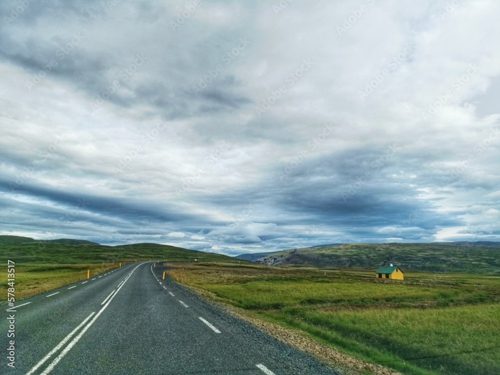 Driving on the Ring Road, Iceland