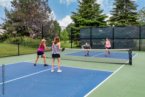 Doubles Game of Pickleball © pics721