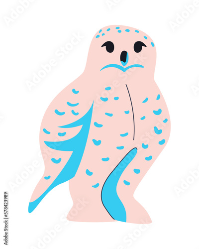 flat arctic owl