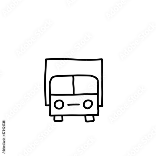 Transportation Thin Line Icons