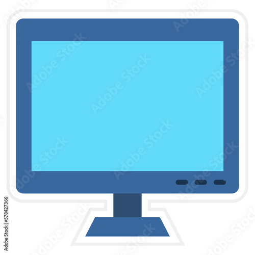 Monitor Sticker Icon