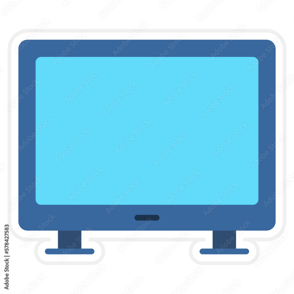 Smart Tv Sticker Icon Smart Tv Sticker Icon