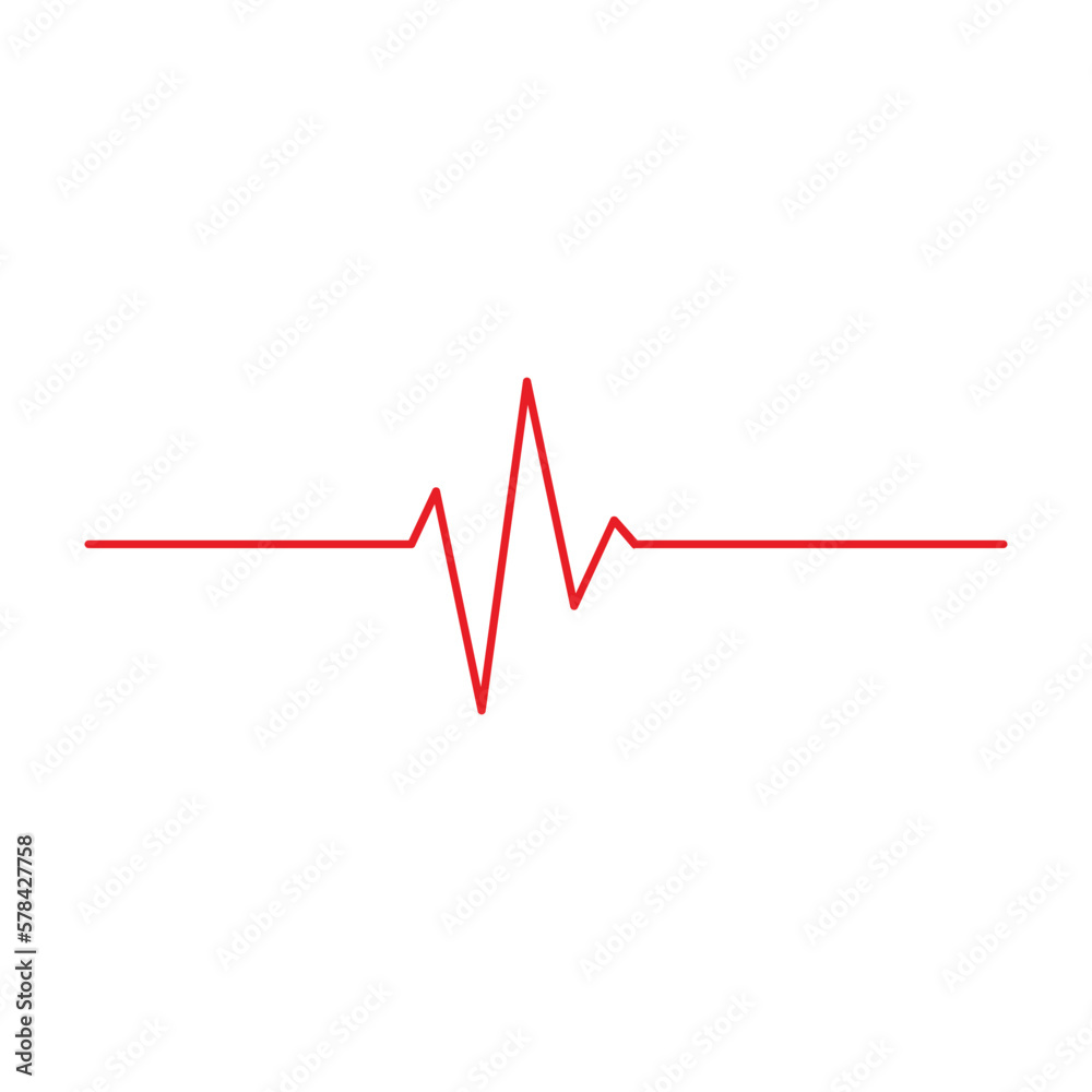 Heart beat monitor pulse line art vector icon, Ecg heartbeat. Heart beat monitor pulse line art vector icon, Ecg heartbeat.