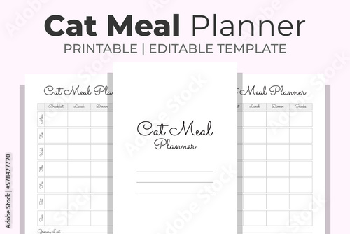 Cat Meal Planner