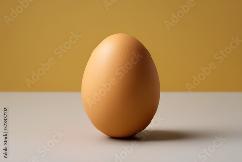 single chicken egg isolated