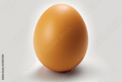 egg on white background