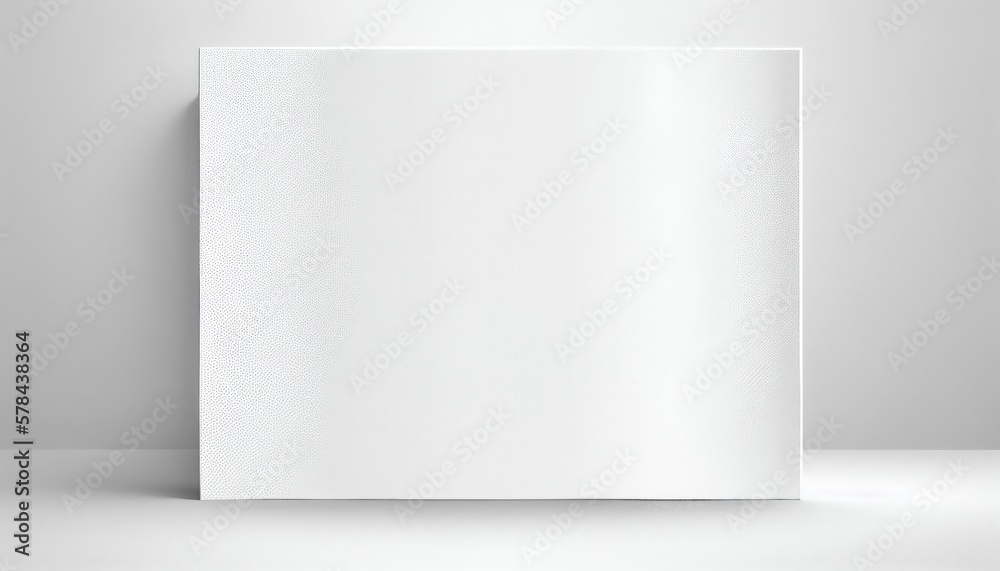 Fototapeta premium Blank white gradient background with product display. Generative AI.