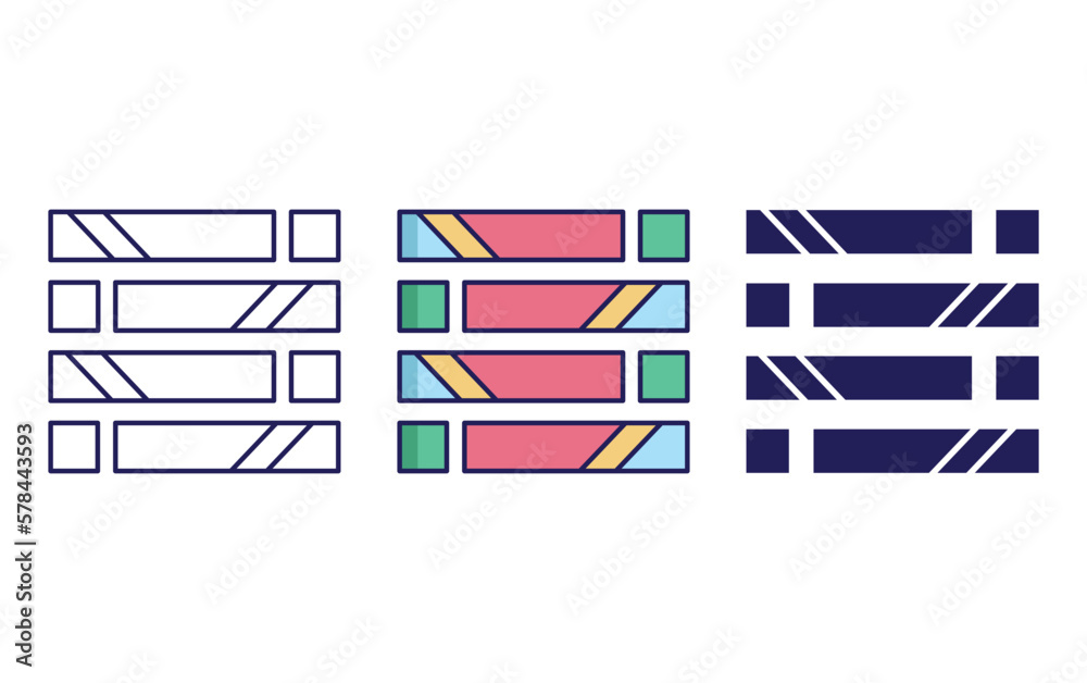 Fototapeta premium Abstract Shapes icon