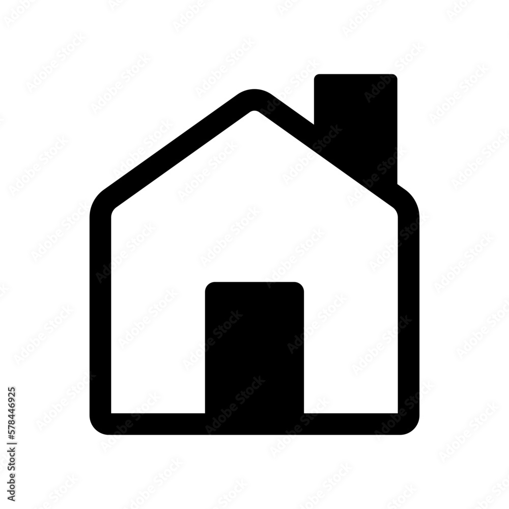 Home icon symbol for apps and websites. Flat vector illustration Home icon symbol for apps and websites. Flat vector illustration