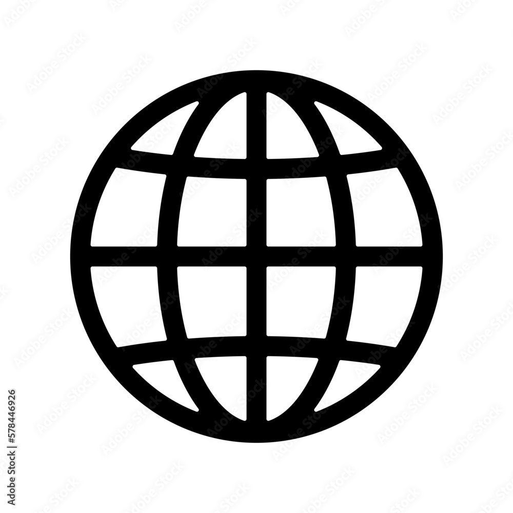 World icon earth globe symbol World icon earth globe symbol