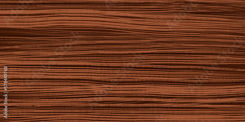 Uniform dark pine wood  texture with horizontal veins. Vector wooden background. Lining boards wall. Dried planks. Painted wood. Swatch for laminate