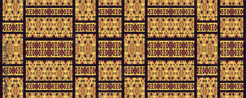 Tribal wallpaper - Textured design - Geometric shapes - Illustration