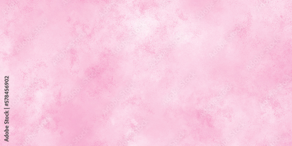 Pastel color Splashes Of Paints watercolor stains on pink background, creative and soft pastel pink colorful modern pink paper texture perfect for wallpaper, cover, card and cover.	