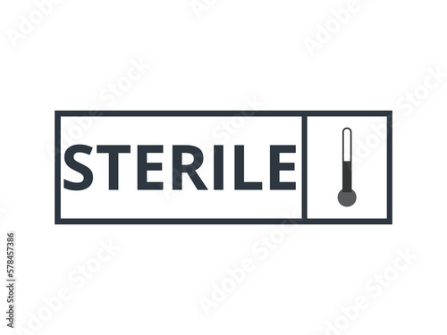 Sterilized using steam or dry heat. 