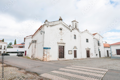 Church of Mercy in Alvito town, district of Beja, Alentejo, Portugal - December 2022 photo