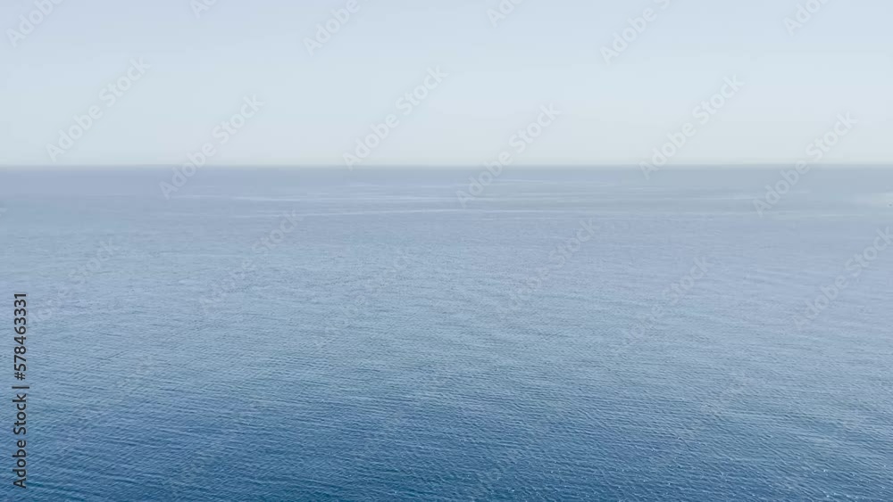 Ocean surface with horizon horizontal video Ocean surface with horizon horizontal video