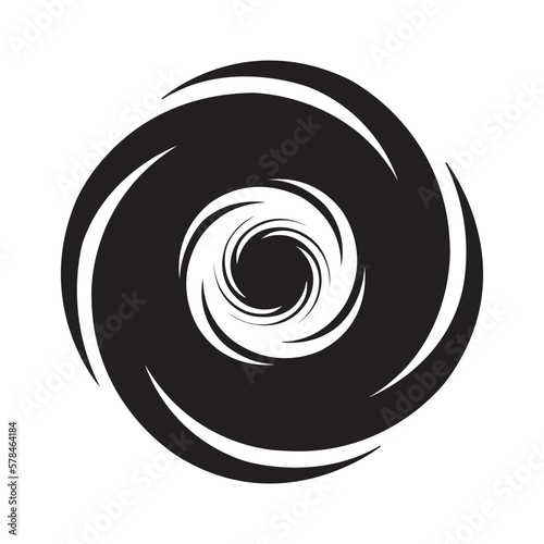 vortex icon logo vector design template