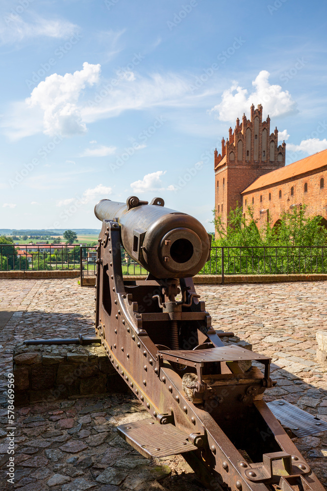 13th century medieval Kwidzyn Castle, monumental brick gothic castle, Kwidzyn, Poland 13th century medieval Kwidzyn Castle, monumental brick gothic castle, Kwidzyn, Poland