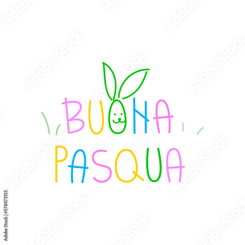 Scritta Buona Pasqua