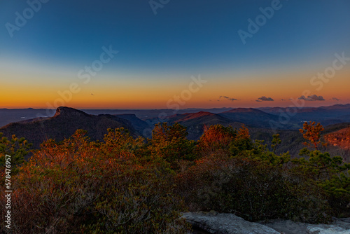 Linville Gorge at sunrise