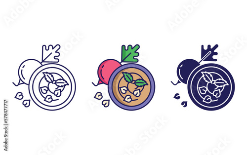 beetroot puree icon