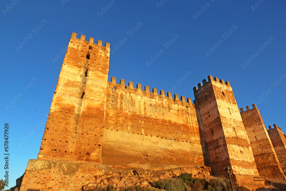 Castle tower in Bailen, Spain