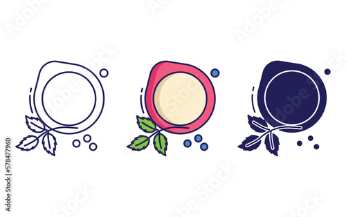 puree bowl with honey icon