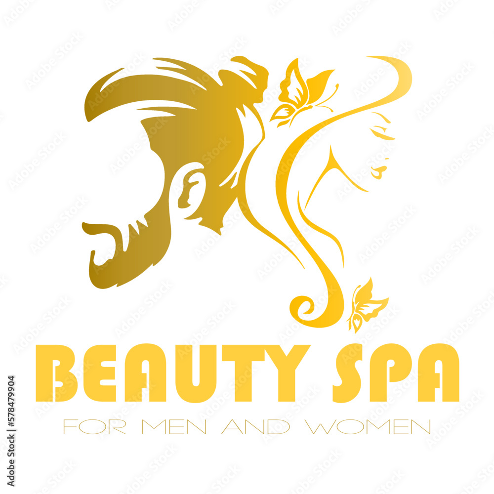 Beauty spa company logo emblem Beauty spa company logo emblem